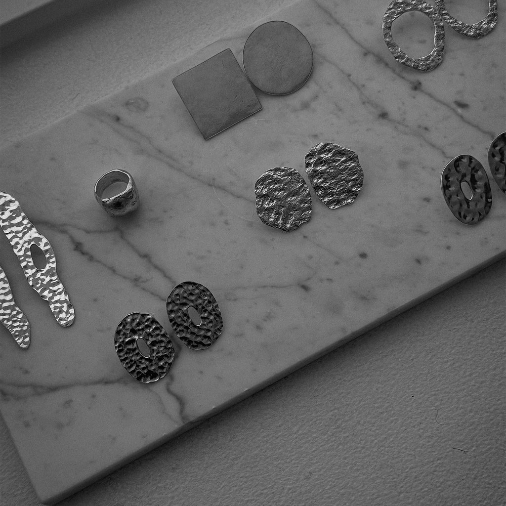 CENZIA Sterling Silver Earrings