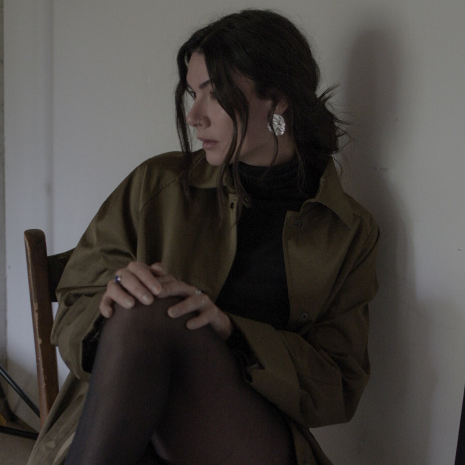 CENZIA Sterling Silver Earrings