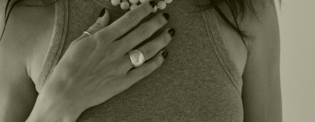 PESO Fine Silver Chunky Ring