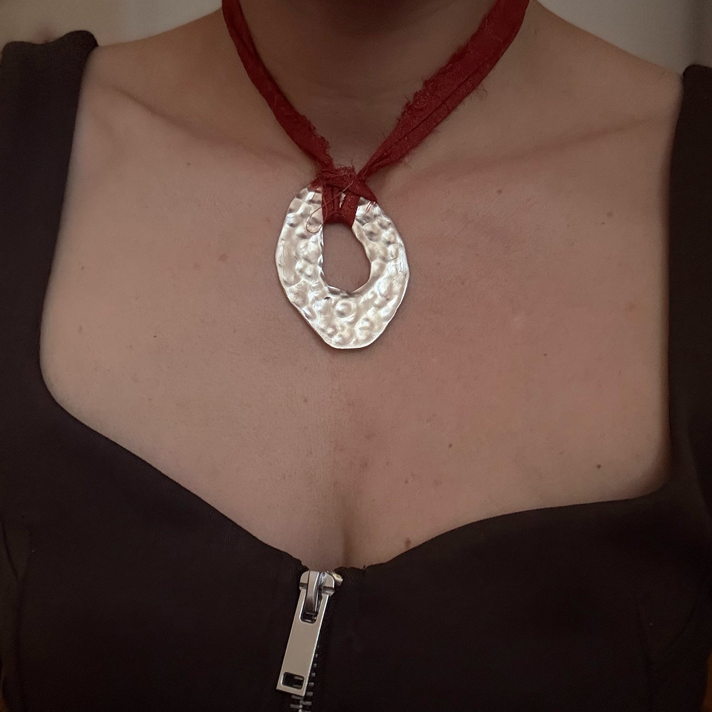 MAREA Silver Pendant Necklace